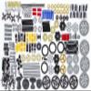 ASTEM 270PCS Technic-Parts.Gear-Differential-Gearbox-Rack,Pin-Connector Axle Cross Axle-Connector-Piece-Set Chain-Link-Pins Connector Joints Brick Building-Bricks-Block-Technical Toys view 2