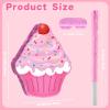 Harrycle Cupcake Birthday Piata Donut Cake Piata with Stick Blindfold for Birthday Party Shower Supplies(Cupcake) view 2