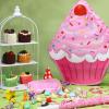 Harrycle Cupcake Birthday Piata Donut Cake Piata with Stick Blindfold for Birthday Party Shower Supplies(Cupcake) view 4