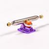 RACOFSB Fingerboard Trucks with Upgraded Urethane Bushings and Pivot Cup,34mm 32mm Width,Normal Kingpin (Purple, 34mm) view 2