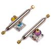 RACOFSB Fingerboard Trucks with Upgraded Urethane Bushings and Pivot Cup,34mm 32mm Width,Normal Kingpin (Silver, 34mm) view 1