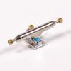 RACOFSB Fingerboard Trucks with Upgraded Urethane Bushings and Pivot Cup,34mm 32mm Width,Normal Kingpin (Silver, 34mm) view 3