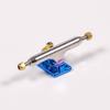 RACOFSB Fingerboard Trucks with Upgraded Urethane Bushings and Pivot Cup,34mm 32mm Width,Normal Kingpin (Blue, 32mm) view 3