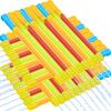 36 Pieces Water Guns 18 x 1 Inches Long Plastic Water Toys for Adults Outdoor Summer Pool Beach Party Favors Backyard Water Game Swimming, 3 Colors view 1