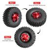 AllinRC RC Beadlock Wheel Assembly Tool 1.9 2.2 inch Beadlock Hub Tires Tool for Traxxas TRX4 TRX6 Axial SCX10 II III Redcat 1/10 RC Crawler (Red) view 3