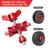 AllinRC RC Beadlock Wheel Assembly Tool 1.9 2.2 inch Beadlock Hub Tires Tool for Traxxas TRX4 TRX6 Axial SCX10 II III Redcat 1/10 RC Crawler (Red) view 4