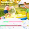 Sotiff 48 Pieces 22.4 Inch Crayon Water Guns Water Tube Squirters, Suction Gun Shooter Beach Pool Toys Squirt Squirters for Summer Game Party Favors view 2
