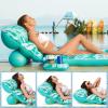 Jasonwell Inflatable Pool Float Adult - Pool Floaties Lounger Floats Floating Chair Raft with Adjustable Backrest Cup Holders Water Floaty Lake Lounge Tanning Floats Beach Party Toys for Adults view 2