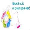 crait Candy Necklace Kit for Girls - Party Favors, Make Your Own Necklace or Bracelet, Pack of 4 view 4