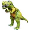 Jet Creations Inflatable T-Rex Dinosaur Toy, 32" Tall/53" Long, Green/Yellow, Pool, Party, Garden Decor, Photo Prop Jurassic Theme Decoration, 1 pc view 1
