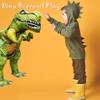 Jet Creations Inflatable T-Rex Dinosaur Toy, 32" Tall/53" Long, Green/Yellow, Pool, Party, Garden Decor, Photo Prop Jurassic Theme Decoration, 1 pc view 3