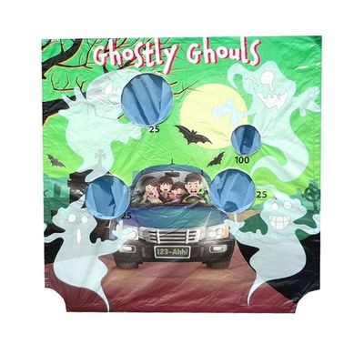 TentandTable Replacement Game Panel | Ghostly Ghouls | Arcade Style Ball Toss Panel with Net | Use with Ultralite Air Frame Game | for Backyards, Carnivals, Schools, Birthday Parties