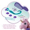 Breyer Horses Mane Beauty Styling Unicorn | Iris | Purple Extra-Long Silky No Tangle Mane | 10" x 3.5" x 10.5" | 7 Accessories, 30 Hair Bands, and 22 Jewels | Unicorn Toy | Model #7416 view 3