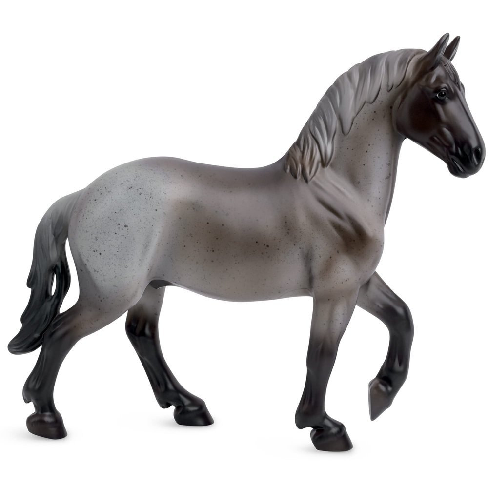 Breyer Horses Freedom Series Blue Roan Brabant | Horse Toy | 9.75" x 7" | 1:12 Scale | Model #1052