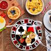 40 Pcs Casino Party Supplies - 7" Poker Paper Plates for Casino Night, Las Vegas Birthday Party Decorations view 2
