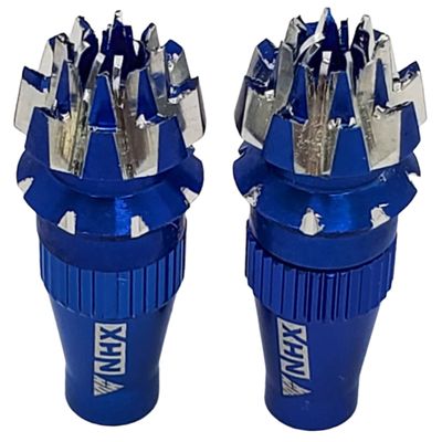 NHX RC Alum Transmitter Gimbal Stick Ends (M3) 25mm for Futaba 14SG 16SZ 16IZ 18SZ 10J -Blue