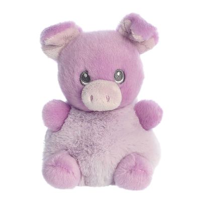 Aurora Gentle Lil Biscuits Baby Piglet Baby Stuffed Animal - Easy to Clean - Imaginative Play - Purple 6 Inches
