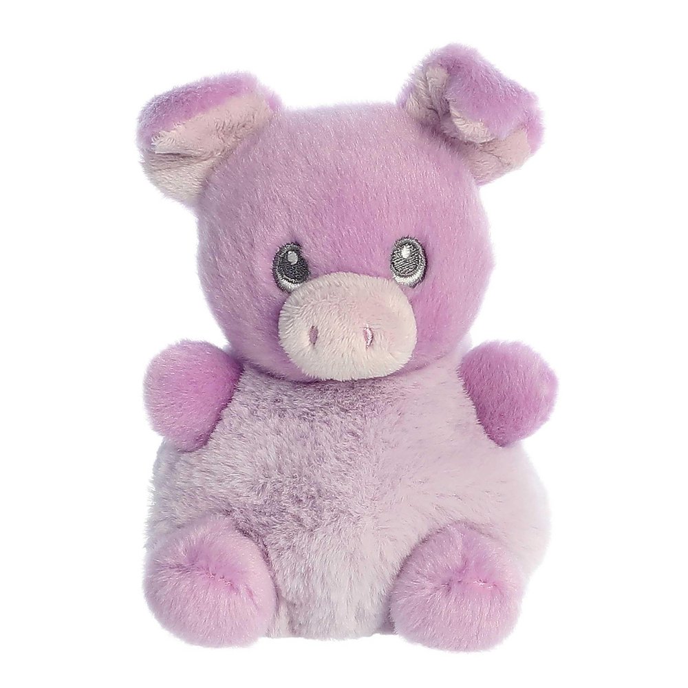 Aurora Gentle Lil Biscuits Baby Piglet Baby Stuffed Animal - Easy to Clean - Imaginative Play - Purple 6 Inches