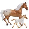 Breyer Horses Freedom Series Effortless Grace | Horse and Foal Set | Horse Toy | 9.75" x 7" | 1:12 Scale | Model #62224, Palomino view 1