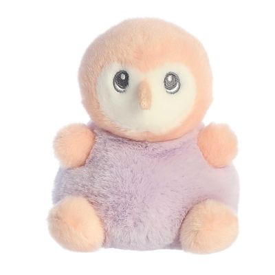 Aurora Gentle Lil Biscuits Baby Owl Baby Stuffed Animal - Easy to Clean - Imaginative Play - Pink 5.5 Inches