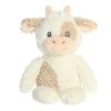 Aurora Adorable Huggy Collection Clover Cow Baby Stuffed Animal - Comforting Companion - Sensory Stimulation - White 13 Inches view 1