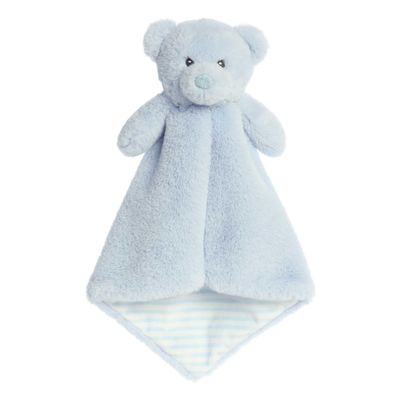 Aurora Adorable Fur-Ebba Kori Bear Luvster Baby Stuffed Animal - Soft & Cuddly Toy - Security and Sleep Aid - Sky 16 Inches
