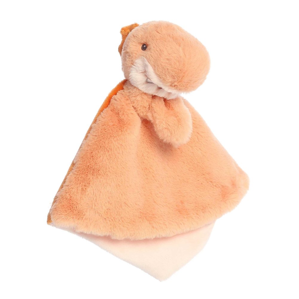 Aurora Eco-Friendly Eco Ebba Edan Edaph Luvster Baby Stuffed Animal - Recycled Materials - Security and Sleep Aid - Orange 12 Inches