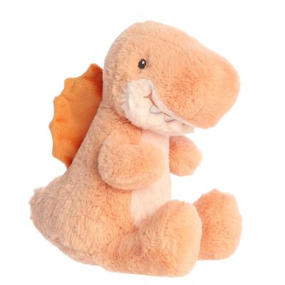 Aurora Eco-Friendly Eco Ebba Edan Edaph Baby Stuffed Animal - Recycled Materials - Imaginative Play - Orange 12 Inches