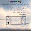 Great Boy Handheld Games for Kids Adults, Built-in 1015 Retro Video Games and Support Download Save Progress Rechargeable 3.0 Inches HD Screen Birthday Xmas Gift (Black Green) view 4
