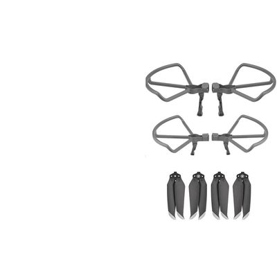 ABZEKH Drone Accessories for DJI Mavic Air 2S Low-Noise for 7238 Propellers Propeller Guard Foldable Extension Legs Protective for Mavic air 2/2S Accessories (Color : Set B Silver)