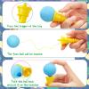 72 Pcs Ice Cream Shooters Toy, 4 Inch Ice Cream Ball Toy, Ice Cream Party Favors Mini Ice Cream Cone Toy Multicolor Ice Cream Foam Ball Launcher for Girls and Boys Carnival Prizes, Party Favors view 3