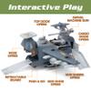 XDUOYJOY Military Airplane Toy, Army Toys Fighter Jet with 8 Vehicles, Army Men Trucks Airplanes Helicopter Car Kits Birthday Gift for Boys Age 4-7 view 4