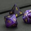 UDIXI Gemstone DND Dice Set, 7PCS Purple Agate Stone D&D Dice Polyhedral for Role Playing and Other Tabletop Games view 4