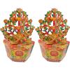 Homoyoyo 1 Pair Paper Tree Money Papers Sacrifice Money Ghost Money Wealth Money Bowl Money Tree to Burn Ancestor Large Denomination Burning Money Cash Cow Accessories view 1