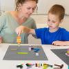 Lekebaby 8 Pack Classic Baseplates Building Base for Building Bricks, 10" x 10" Building Boards - 100% Compatible with Major Brands, Green/Grey/Blue/White view 2
