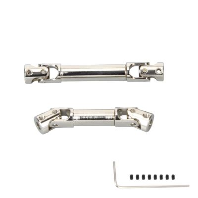 RCAWD 2X Hardened #45 Steel Center Driveshaft Set for Axial 1-24 Scx24 Axi90081 Deadbolt Rock Crawlers