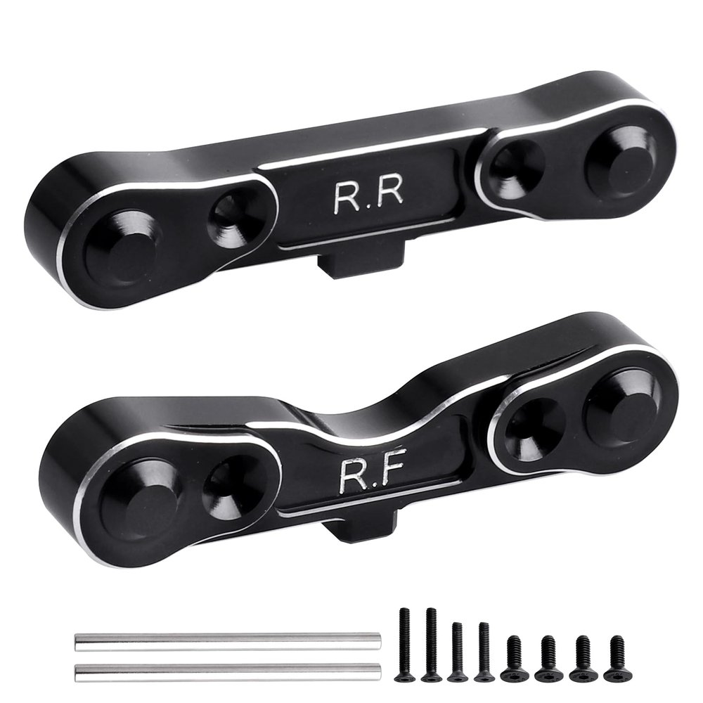 AllinRC Aluminum Rear Lower Suspension Mount Set for 1/8 Arrma Kraton Talion 6S 1/7 Infraction Mojave Upgrades