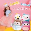 BSTAOFY Cute Angel Soft Plush Pillow with Wings & Halo Collection Squishy Angel Stuffed Animal Valentines Cushion Christmas Holiday Birthday Gifts for Kids, 12 view 4