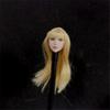 1/6 Scale Female Head Sculpt,Beauty European Girl Blonde Hair Head Carved for 12inch PH TBL JO Female Action Figure Body (C) view 1