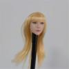 1/6 Scale Female Head Sculpt,Beauty European Girl Blonde Hair Head Carved for 12inch PH TBL JO Female Action Figure Body (C) view 2