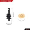 RCAWD 1 Set Hardened Copper&Steel Front and Rear Worm Gears Set for Axial Scx24 Crawlers view 2