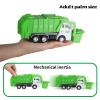 FIVEDAOGANG Garbage Truck Toy, 3 Pack Friction Powered Waste Management Garbage Truck Game with Front Load Dumpster, Back Dump Garbage,4 Trash Bins with 108 pcs Trash Cards, Gift for 3+ Years Old Kids view 4