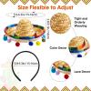 Mumufy 12 Pcs Mexican Sombrero Headband Hats Bulk for Adults Mini Fiesta Hats with Fabric Cinco De Mayo Party Decorations(Classic) view 2