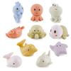 AMCHSURI Mold-Free Ocean Animal Bath Toys 10 Pack | Sensory Water Play Toys for Babies 6-18M & Toddlers 1-3Y | Safe Bathtub Pool Float Toys | Baby Shower, Birthday view 1