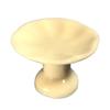 Dollhouse White Ceramic Cake Stand 1:12 Shop Dining Kitchen Cafe Accessory view 1