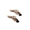 Melody Jane Dolls Houses Dollhouse Metal Pistols Guns Western 1:12 Scale Study Drawer Accessory view 1