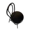 Melody Jane Dolls Houses Dollhouse Black Bistro Bentwood Metal Side Chair Cafe Kitchen Dining Furniture view 2