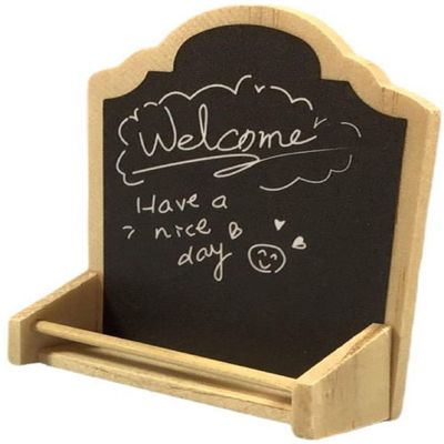 Melody Jane Dolls Houses Dollhouse Blackboard Chalk Notice Board on Stand School Shop Kitchen Accessory