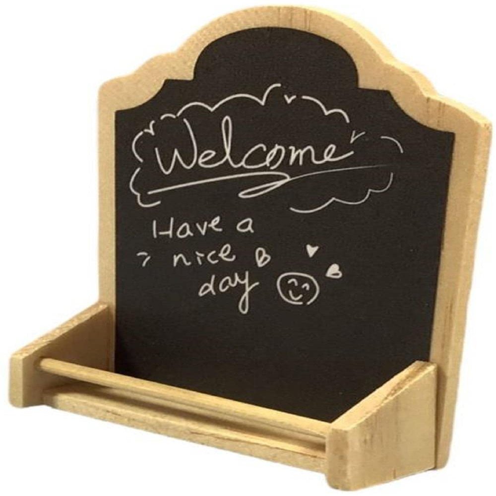 Melody Jane Dolls Houses Dollhouse Blackboard Chalk Notice Board on Stand School Shop Kitchen Accessory