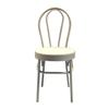 Melody Jane Dolls Houses Dollhouse White Bistro Bentwood Metal Side Chair Cafe Kitchen Dining Furniture view 3